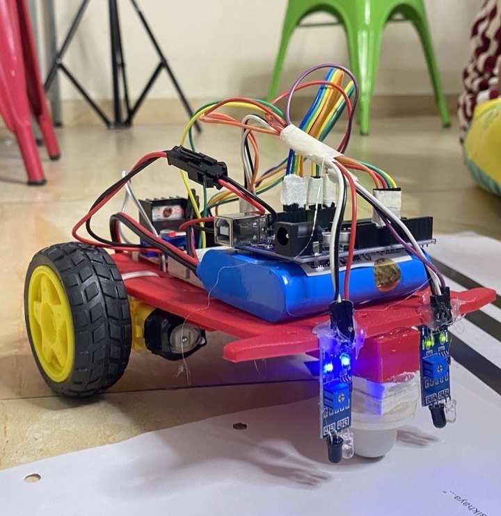 Intelligent Line Tracking Rover